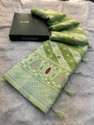Banaras silk palace Woven Banarasi Cotton Linen