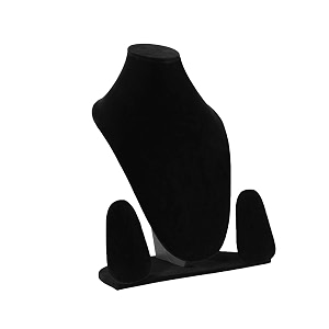 bandhan jewellery dummy velvet finish necklace display stand