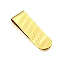 Bandmax Gold Cash Clip for Men, Stainless Steek Large Capacity Credit Card Money Clip Business Card Holder Slim Pocket Wallet Father's Day Christmas Gift