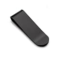 Bandmax Mens Black Money Clips Stainless Steel Classic Minimalist Slim Credit Card Cash Pocket Wallet Large Capacity Card Clip for Men Husband Father