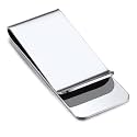 Bandmax Solid Stainless Steel Money Clip for Cash and Credit Card Minimalist Slim Money Wallet with Large Capacity Gift for Father Husband