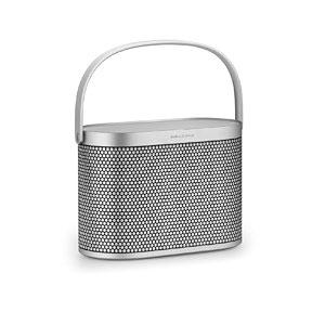 bang amp olufsen beosound a5 - powerful portable bluetooth speaker with wi-fi connection carry-strap spaced aluminium