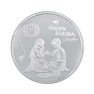 Bangalore Refinery 999 Purity Silver Raksha Bandhan