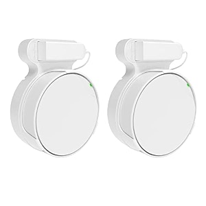 wi-fi wall mount for tp-link deco x50-poe wifi 6 mesh whole home wifi system network amp power cable management space-saving tp-link routers wall holder for organizing routers white of 2