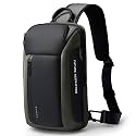 BANGE Men's Crossbody Backpack - Waterproof Shoulder Bag for Travel, Hiking &amp; Daily Commute