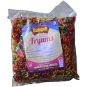 Bangvo Homemade Colorful Crunchy Alphabet Shape Fryums Ready to Fry | Papad Ready to Fry | Snack Ready to Fry 500 gram