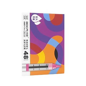 acrylic paint marker pens12 colors premium waterproof permanent paint art marker medium pen set for rock paintingdiy craftbrush tip 48 colour 48 count