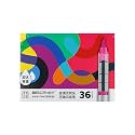 Acrylic Paint Marker Pens,12 Colors Premium Waterproof Permanent Paint Art Marker Medium Pen Set for Rock Painting,DIY Craft(brush tip) (36, 36, count)