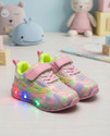 Baniroma Girls Velcro LED Shoes