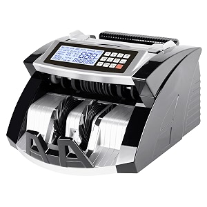 bankomat heavy duty money counting machine with fake note detector premium cash counter for banks offices businesses