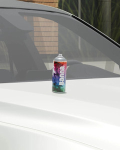 banna automotive spray can for car metal surface matte finish quick-drying new superio white spray paint 440 ml