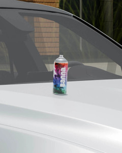 banna automotive spray can for car metal surface matte finish quick-drying crystal white spray paint 440 ml