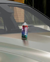 Banna Automotive Spray Can for Car Metal Surface, Matte Finish, Quick-Drying Champagne Silver Spray Paint 440 ml