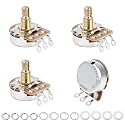 Banworks Brass A250K+B250K (2A2B) M8 Thread Full Sized Pots 18-Spline Pots
