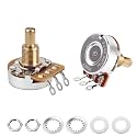 Banworks Brass A250K Imperial 3/8" Thread Full Sized Guitar Pots 24-Spline