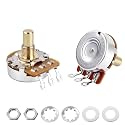Banworks Brass A250K M8 Metric Thread Full Sized Guitar Solid Shaft Pots