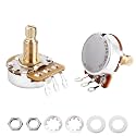 Banworks Brass A250K M8 Thread Guitar Pots Full Sized Metric 18-Spline Pots