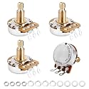 Banworks Brass A500K M8 Thread Guitar Pots Full Sized Metric 18-Spline Pots
