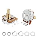 Banworks Brass B250K M8 Metric Thread Full Sized Guitar Solid Shaft Pots