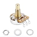 Banworks Brass B250K M8 Metric Thread Full Sized Guitar Solid Shaft Pots