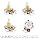 Banworks Brass B250K M8 Metric Thread Full Sized Guitar Solid Shaft Pots