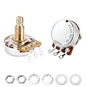 Banworks Brass B250K M8 Thread Guitar Pots Full Sized Metric 18-Spline Pots