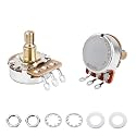 Banworks Brass B250K M8 Thread Full Sized Guitar Pots Metric 18-Spline Pots