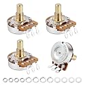 Banworks Brass B500K M8 Metric Thread Full Sized Guitar Solid Shaft Pots