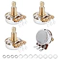 Banworks Brass B500K M8 Thread Guitar Pots Full Sized Metric 18-Spline Pots