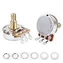 Banworks Brass B500K M8 Thread Full Sized Guitar Pots Metric 18-Spline Pots