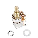 Banworks Full Brass 3/8" Thread Guitar Push Push Pots A250K 18-Spline Pots