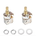 Banworks Full Brass A250K M8 Thread Push Pull Guitar Pots Metric 18-Spline