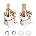 Banworks Full Brass M8 Thread Guitar Push Push Pots A250K 18-Spline Pots