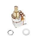 Banworks Full Brass 3/8" Thread Guitar Push Push Pots A500K 18-Spline Pots