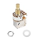 Banworks Full Brass 3/8" Thread Guitar Push Push Pots B250K 18-Spline Pots