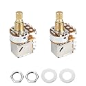 Banworks Full Brass B500K M8 Thread Push Pull Guitar Pots Metric 18-Spline