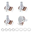 Banworks Metric M8 Thread A500K Guitar Mini Pots Aluminum 18-Spline Pots