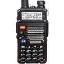BAOFENG BF-F8HP (UV-5R 3rd Gen) 8-Watt Dual Band Two-Way Radio (136-174MHz VHF & 400-520MHz UHF) Includes Full Kit with Large Battery