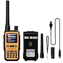 BAOFENG UV-5R Mini Two Way Radio BF-5R Mini Walkie Talkie Wireless Power Adjustable Tiny Size Frequency Copy 999 Channels Type-C Four Colors Portable Ham (Orange)