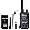 BAOFENG UV-5R Mini Two Way Radio BF-5R Mini Walkie Talkie Wireless Power Adjustable Tiny Size Frequency Copy 999 Channels Type-C Portable Ham Walkie Talkie (Grey)