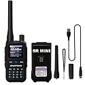 BAOFENG UV-5R Mini Two Way Radio Orange BF-5R Mini Walkie Talkie Bluetooth Power Adjustable Tiny Size Frequency Copy 999 Channels Type-C Four Colors Portable Ham (Black)