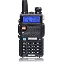 Baofeng UV-5R Ham Radio Handheld, Dual Band Two Way Radio (Black)