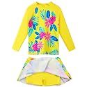 BAOHULU Girls Two-Piece Swimsuits Long Sleeve Rash Guard Bathing Suit 2-14Y