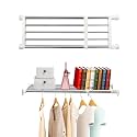 BAOYOUNI Closet Tension Shelf Adjustable Organizer 19.7-31.5" Ivory