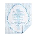 Huglanket Baptism Gifts for Boys - Baptismal Gifts, Christening Gifts for Baby Boys - Baby Dedication Gifts from Godmother, Godfather, Godparent - Blue Plush Dimple Dot Soft Fleece Blanket, 30"x 36"