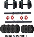 BAPTIZO fitness 10 KG PVC Dumbbell Set