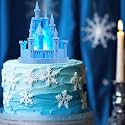 Baquler 4.8" 3D Princess Castle Cake Topper with Nightlight, Blue