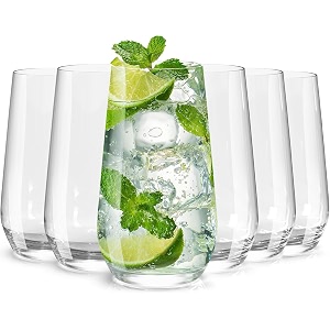 barampmore  musica  cocktail glass  set of 6  335ml amp 300g  martini negroni margarita daiquiri glass  glassware gift set  elegant tall crystal highball juice glasses