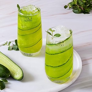 barampmore musica crystal highball glasses set of 2335ml - lead-free glassware for tall drinks mixed drinks cocktails martini mojito negroni water amp juice - glassware gift set