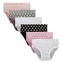 Barara King Little Girls Soft 100% Cotton Underwear Toddler Panties Big Kids Undies